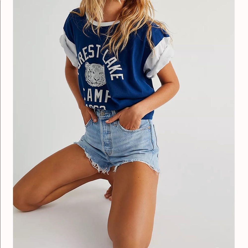 Levi’s 501 High Rise Denim Shorts